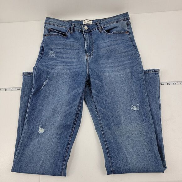 Soho Women's Boot Cut Jeans - Blue - Picture 1 of 13